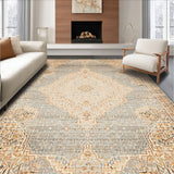 Ultra Soft Area Rug, Non Slip, Stain Resistant, Washable Area Rugs for Living Room, Bedroom, Handmade Distressed Wool Viscose(Beige) - ODIKA
