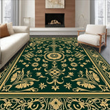 Vintage Botanical Floral Enchantment Medallion Tapestry(Green)