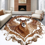 Faux Fur Deer Hide(Brown)