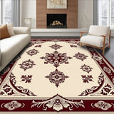 Damask Tapestry with Classical European Inspired Details(Ivory)