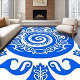 Magnificent Blossom Spiral Whimsical Fantasy Petal Cloud(Blue)