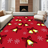 Merry Winter Bow Semicircular Entryway(Red)