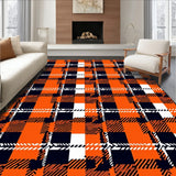 Highland Tartan Crosshatch Elegant Seasonal(Orange)