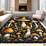 Witchy Black Kitchen Runner(Orange)