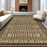 Animal Print Plush Home Decor Mat(Beige)