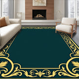 Botanical Motifs Featuring Intertwined Vines and Leaf Swirls(Gold)