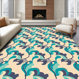 Modern Mirage Unique Interlocking Design(Beige)