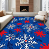 Holiday Pine Bough with Stylized Snowflake Arrangement(Blue)
