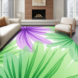 Abstract Watercolor Brushstroke with Ombre Gradient Artistic(Purple)