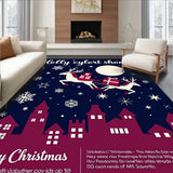 Merry Bearded Gift Giver Sleigh Journey Starlight Adventure(Blue)