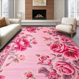 Rose Floral Coquette Bathroom(Pink)