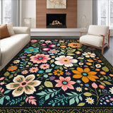 Vintage Low Pile Non Slip for(Black)