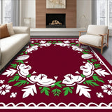 Merry Pinecone Wreath Decorative Accent(Red)
