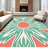 Boho Sunburst Mosaic with Modern Pastel Accents(Red)