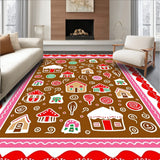 Gingerbread Village Whimsical Cookie House Pathway(Brown)