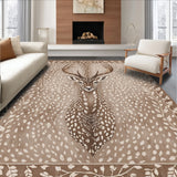 Non Slip Antelope Area(Beige)