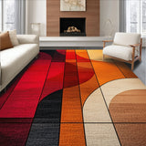 Abstract Geometric(Red)