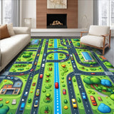 Multi Color Educational Playmat for Kids(Green)
