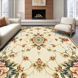 Neutral Beige Vintage Floral(Beige)