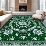 Snowflake Winter Wonderland Seasonal Area(Green)