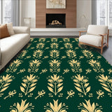 Art Laurel Leaf Interlocking with Festive Twinkle Details(Green)