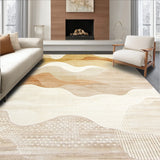 Abstract Animal Inspired Design Featuring Muted Earth Tone Palette(Beige)