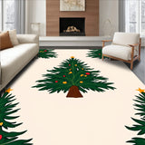 Merry Tannenbaum Entryway Accent With Decorative Bough Design(Green)