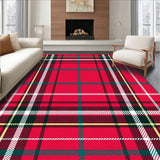 Joyful Plaid Winter Farmhouse Design(Red)