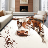 Western Cow Print for Rustic Decor(Brown)