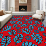 Holiday Pine and Berry with Interlocking Swirls(Red)