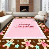 Whimsical Gingerbread Joyful Winter Celebration Accent(Brown)
