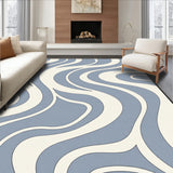Abstract Wave Motifs With Fluid Interlocking And Contrasts(Gray)