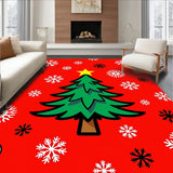 Joyful Evergreen Flurry Seasonal Welcome Decoration(Red)