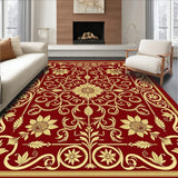 Vintage Jacobean Floral Print Exquisite Luxurious(Red)