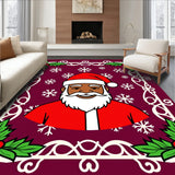 Merry Diverse Representation Yuletide Decorative Surface(Red)