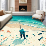 Fisherman Themed Coir(Blue)