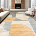 Ultra Soft Area Rug, Non Slip, Stain Resistant, Washable Area Rugs for Living Room, Bedroom, Abstract Serenity Zen Haven Rug(Beige) - ODIKA