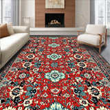 Boho Floral Non Slip(Red)