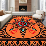Boho Aztec Medallion Southwestern Artisan(Orange)
