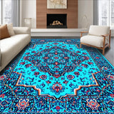 Vintage Distressed Medallion(Blue)