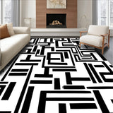 Abstract Blocks Area(Black)