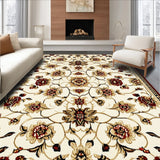 Vintage Floral Non Slip Dining Room(Beige)