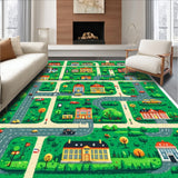 Race Car Circuit Play Mat(Green)