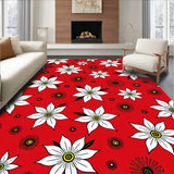 Holiday Poinsettia Bloom Christmas Modern Design(Red)