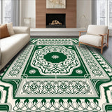 Tile Inspired with Interlocking Hexagonal Motifs(Green)