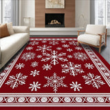 Magical Frosty Wonderland Seasonal Embellishment Tapestry(Red)