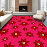 Poinsettia Bloom with Traditional Holiday Floral Artistry(Pink)