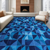 Plush Transitional Decor Area(Blue)