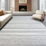 Stylish Solid Heathered Area Carpet(Gray)