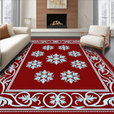 Crystal Wintry Elegant Decorative Stylish(Red)